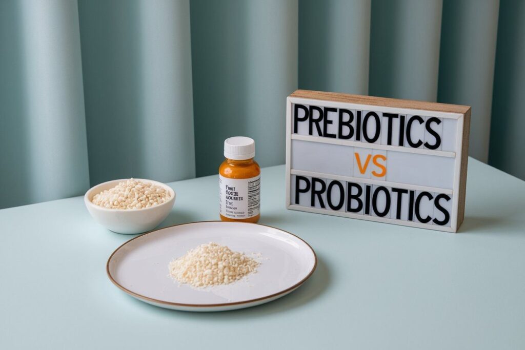 prebiotics vs probiotics